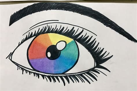 Creative Color Wheels Eye