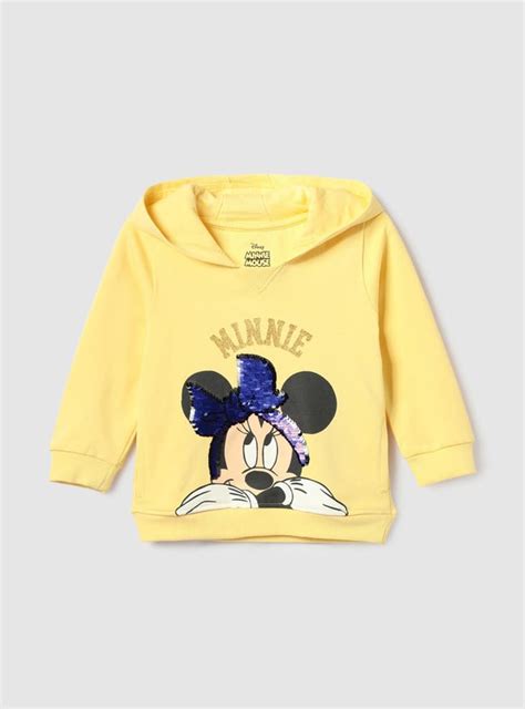 Buy Girls Sequinned Minnie Mouse Sweatshirt Online at just Rs. 749.0 ...