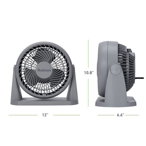 Table Fans: Holmes Blizzard 3-Speed Air Circulator Fan with 90 ...