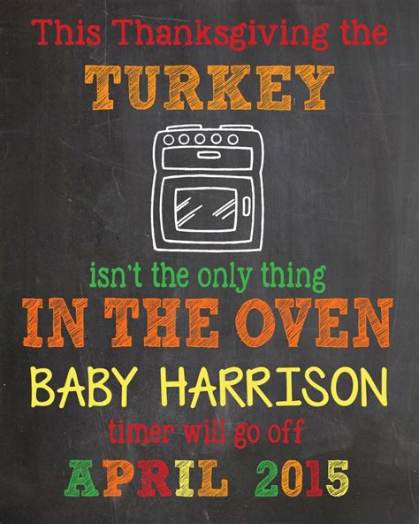 2014 thanksgiving pregnancy announcement chalkboard - 2014 thanksgiving ...