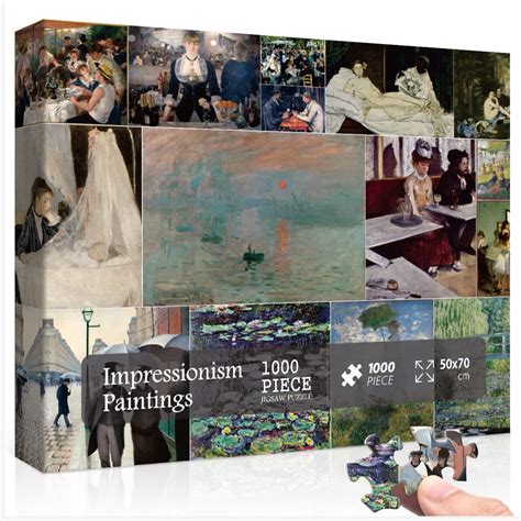 Buy Fine Art Jigsaw Puzzles 1000 Pieces, Impressionist Art Puzzles for ...