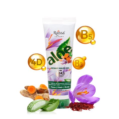 Raissa Luxury Aloe Kesar Haldi Gel, 100g – Raissa Online Store