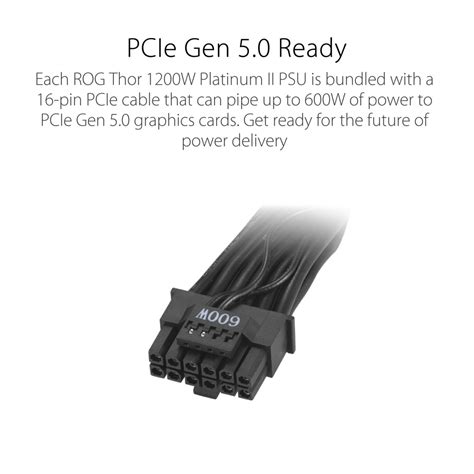 ASUS ROG-THOR-1200P2-GAMING 1200W Platinum II Certification