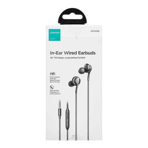 JOYROOM IN-EAR WIRED EARBUDS - BLACK