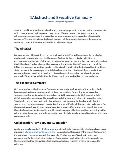 Executive Summary Abstract Example 的图像结果