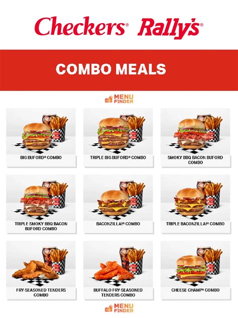 Checkers and Rallys Menu with Prices, Pictures and Reviews