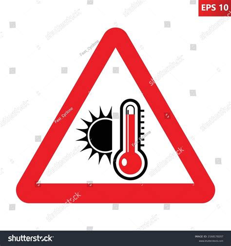 Image result for High Temperature Warning Sign