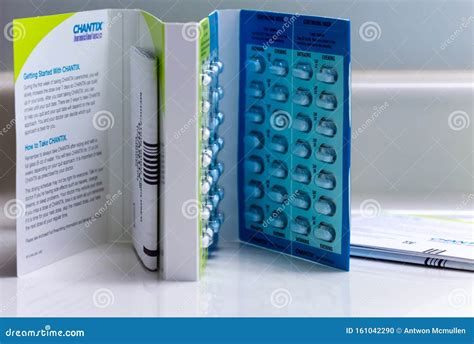 Chantix Starting Pack Blister Card. a Smoking Cessation Program only Available with a Doctor`s ...