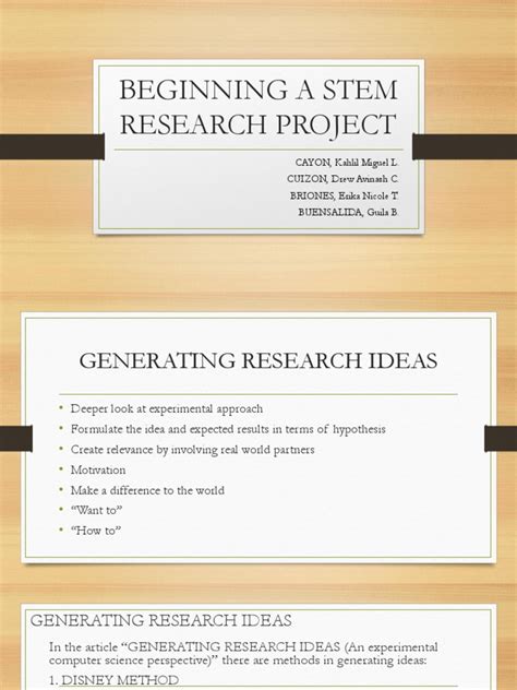 Image result for Stem Project Research Paper Example