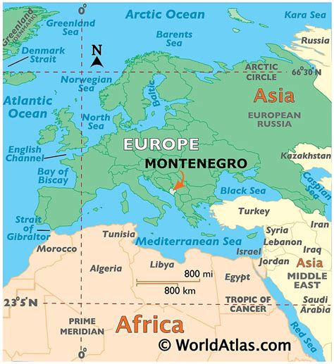 Montenegro Maps & Facts - World Atlas