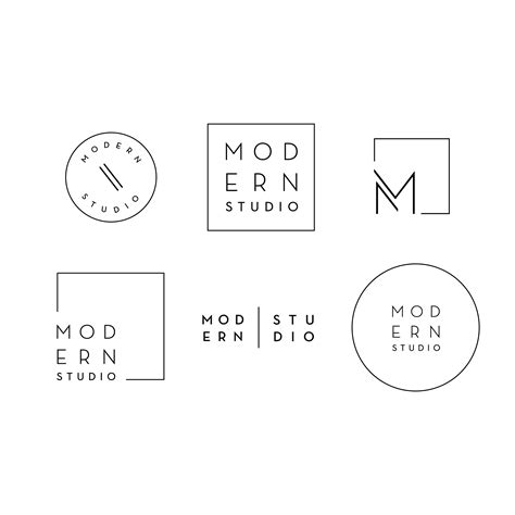 Simple Modern Logo 的图像结果