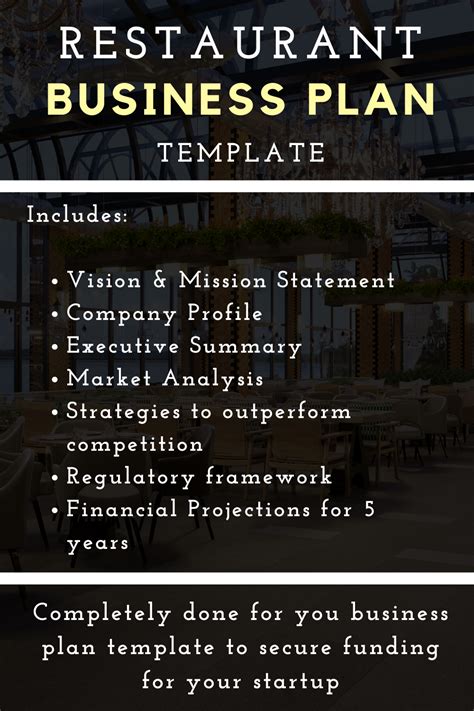 Small Restaurant Business Plan Template 的图像结果