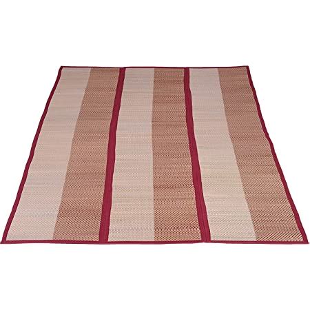 MONTISA Chatai Mats for Home Madurkathi Grass Handmade 3 Fold Portable ...