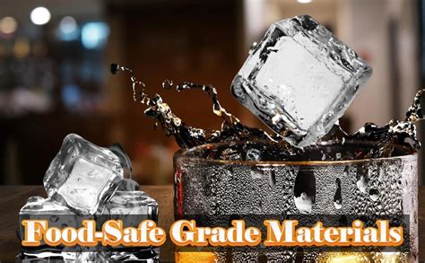 Buy DHONI Marvellous Extra Large 8 Grid Silicone Ice Cube Tray With ...