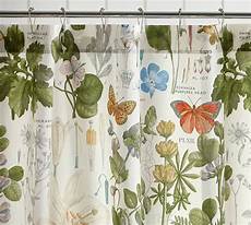 Print Shower Curtain by Poppy Botanical Print Shower Curtain Pottery Barn Print Shower Curtain