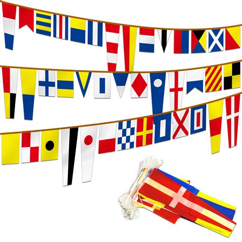 Anleysignal Flags International Maritime Signal Code Flags Set Of 40 ...