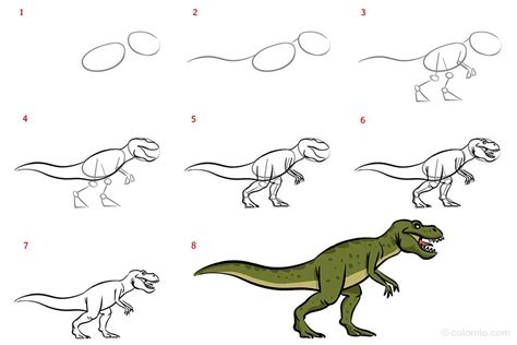 Image result for Dinosaur Drawing Tutorial