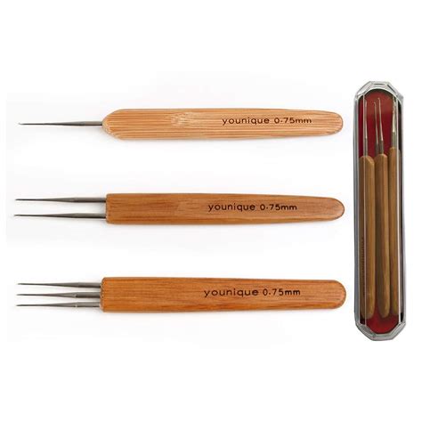 Dreadlocks Crochet Hook for Hair 3pcs/Set (1 Hook, 2 Hooks, 3 Hooks) 0 ...