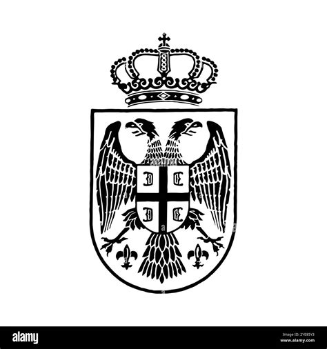Serbia logo Black and White Stock Photos & Images - Alamy