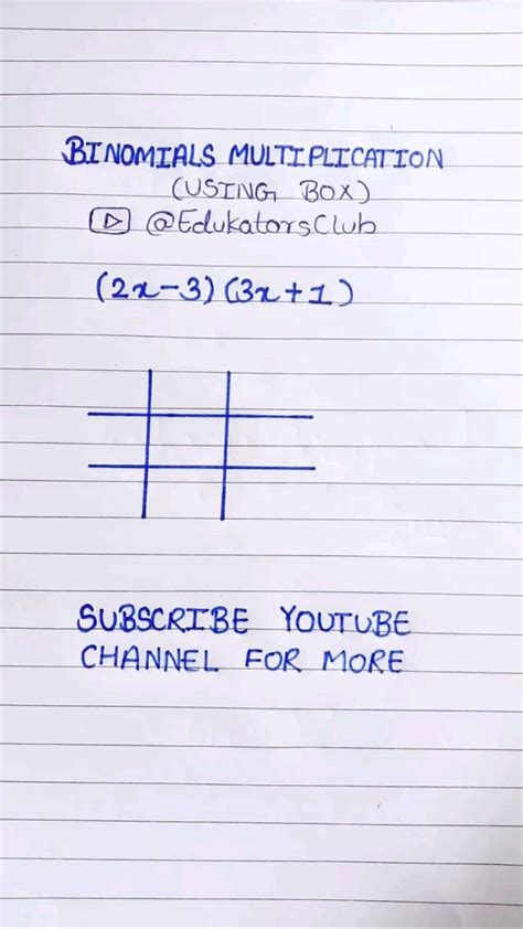 Image result for Binomial Multiplication