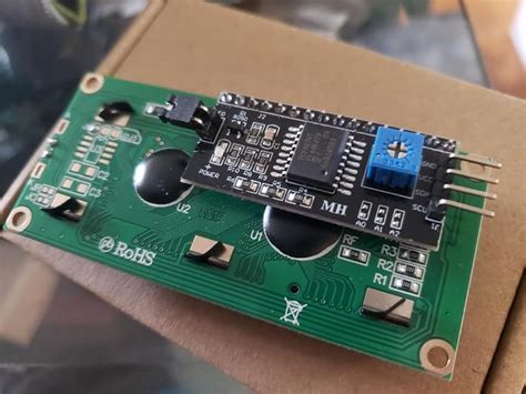 IIC/I2C/TWI LCD 1602 16x2 Serial Interface Adapter Module Blue ...
