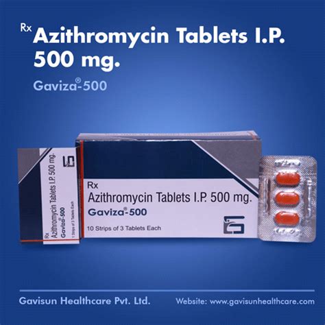 GAVIZA-500 Tablets Gavisun Healthcare Pvt. Ltd.