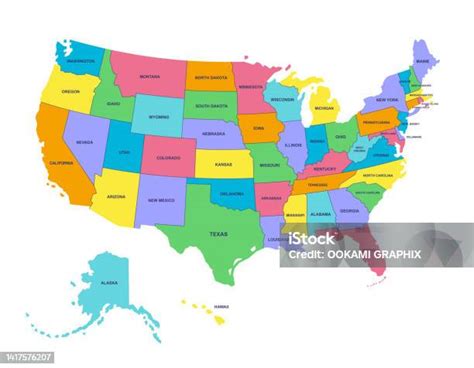 Us Map Colored 的图像结果