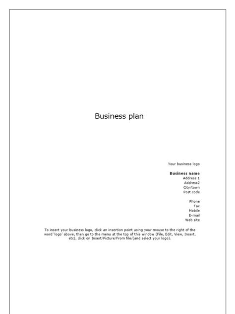 Business Plan Template UK 的图像结果