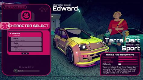 Slideshow: Inertial Drift - Story Mode Characters
