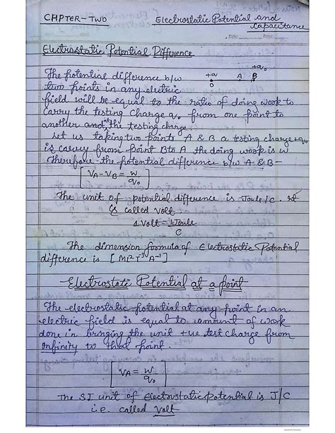 Image result for Class 12 Physics CH 2 Notes