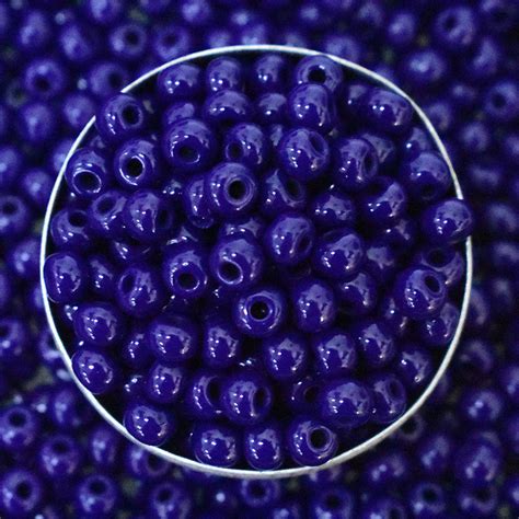 Buy 6/0 Preciosa seed beads in Indigo color beads online at wholesale ...