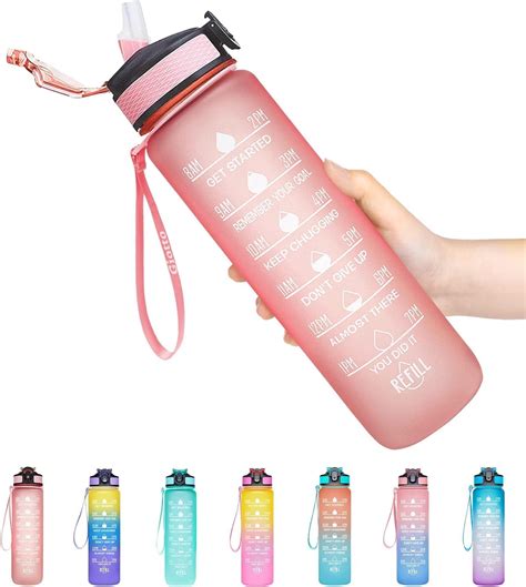 Rylan Water Bottles 1 Litre Sipper Bottle For Adults, Kids Unbreakable ...