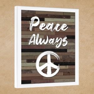 Peace Quotes Wall Frames - Framed Peace Posters for Wall - Motivational ...