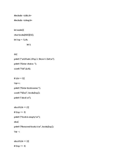 Srn sht - JAVA Manual Final 1 - #include #include int main(){ char ...