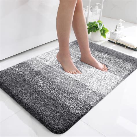 OLANLY Bathroom Rugs Mat 36x24, Extra Soft Absorbent Microfiber Bath ...
