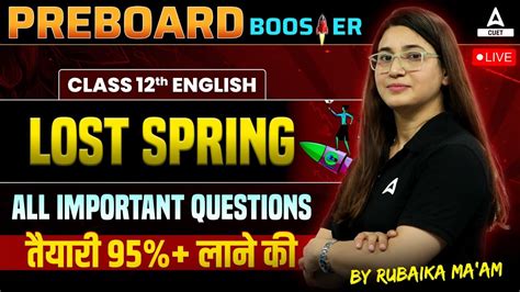 Image result for Lost Spring Class 12 Extra Class
