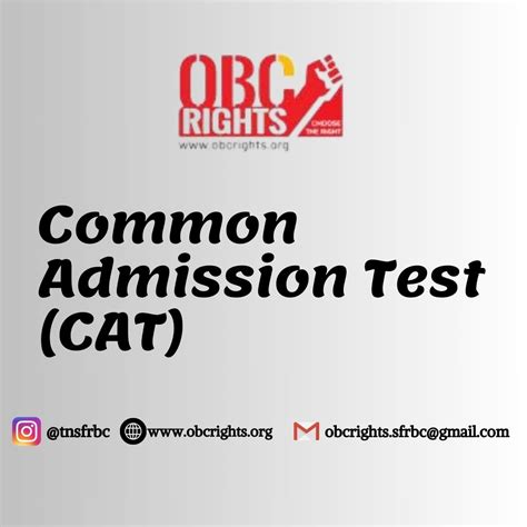 Common Admission Test Application Process || obcrights.org