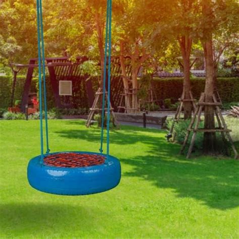 Swingzy Cotton Netted Rope Hanging Swing Chair for Adults & Kids/Swing ...