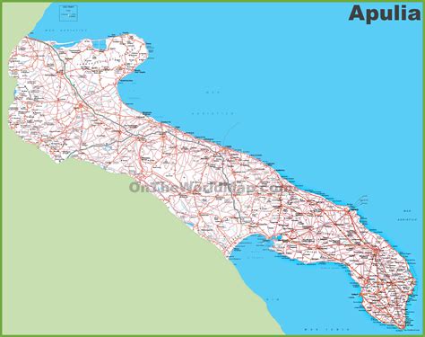 Puglia Italy Cities Map Apulia — Vandal Voyagers | University Of