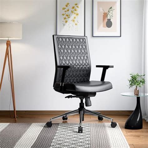 GODREJ INTERIO Elite Premium Leatherette Ergonomic Office Chair for ...
