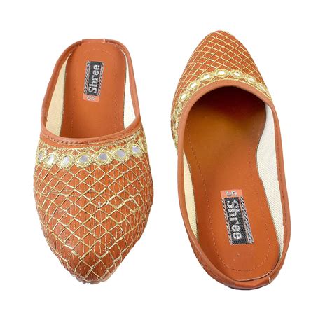 SHREE OL Latest Stylish Rajasthani Jaipuri Belly Juti for Women and ...