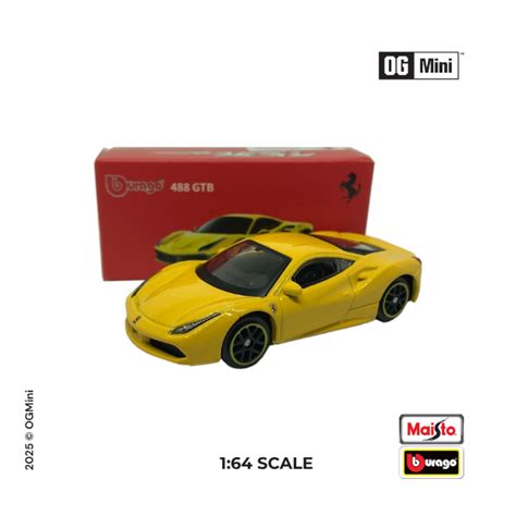 Ferrari 488 GTB | 1:64 | Bburago – OGMini.in