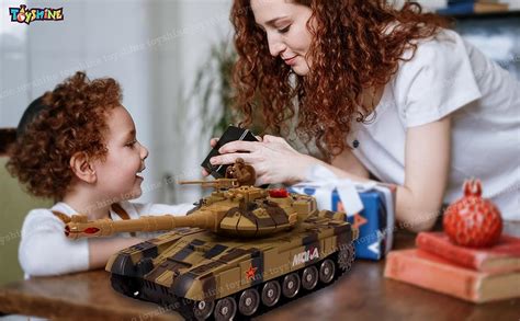 Toyshine 4 Channel Remote Control RC Tank for Kids Rechargeable Toy, 2. ...