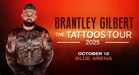 Brantley Gilbert - The Tattoos Tour 2025, 5290 Arena Cir, Loveland, CO ...