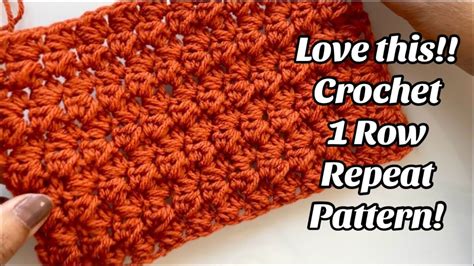 Image result for One-Two Row Repeat Crochet Pattern Free