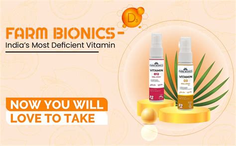 FARM BIONICS Combo of Mango Flavour Vitamin B12 and Pineapple Flovour ...