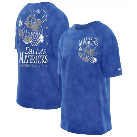 Men's New Era Blue Dallas Mavericks Old School Sport Enzyme Wash ...