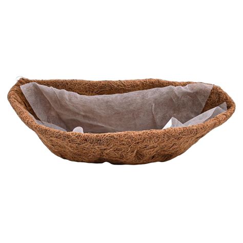 KAJOVE Flower Pot Hang Basket Coco Liner Trough Coconut Fiber 10/12/14 ...