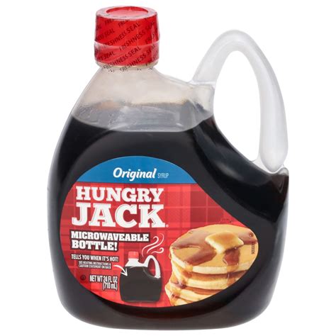 Hungry Jack Pancake Syrup 24 fl oz Bottle Thick Flavored Waffle Waffle ...