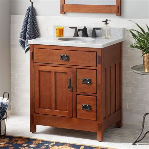 Craftsman Mission Style Bathroom Vanities